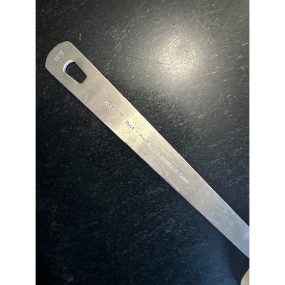 Amco Housework's Stainless 18/8 Rust Proof Scraper #8213 Vintage - Picture 4 of 5